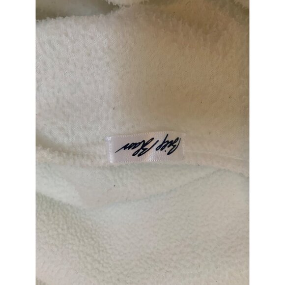 Vintage Terry Town by Bill Blass White Textured Pullover Sweatshirt S - Picture 5 of 6